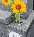 花立ての穴開け