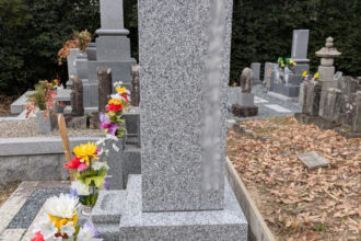 【戒名彫刻/色入れ】豊田市 Before