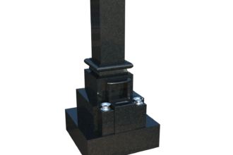 8寸 新名古屋型和型墓石（インドM10）