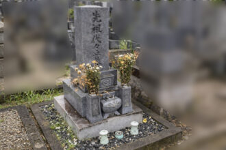 【墓誌板設置・クリーニング・色入れ】知多市 Before