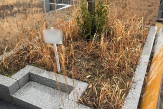 【墓じまい・墓石撤去】岡崎市対応#名古屋市#解体・更地化#施工事例 Before